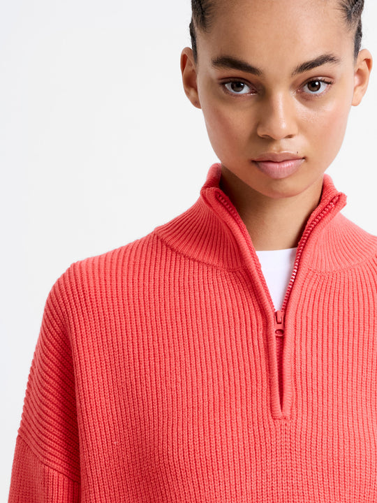 Babysoft Half Zip Knit Jumper
