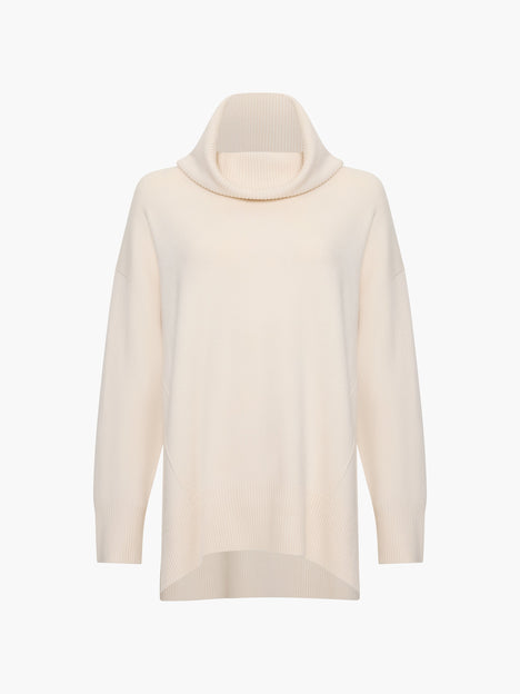 Babysoft Rib Cowl Neck Jumper