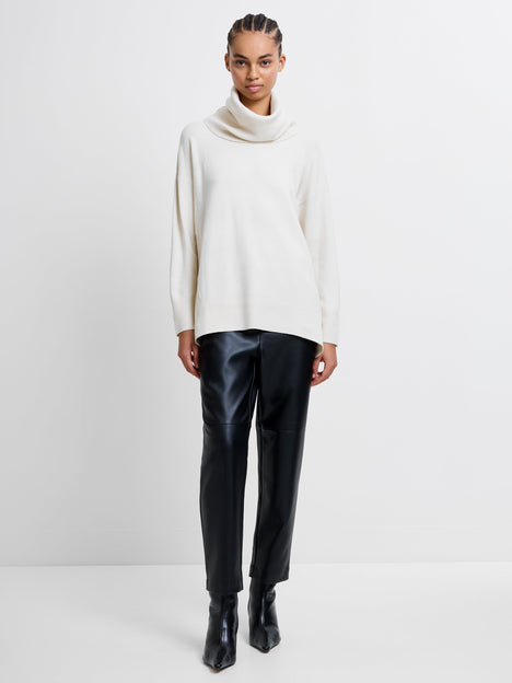Babysoft Rib Cowl Neck Jumper