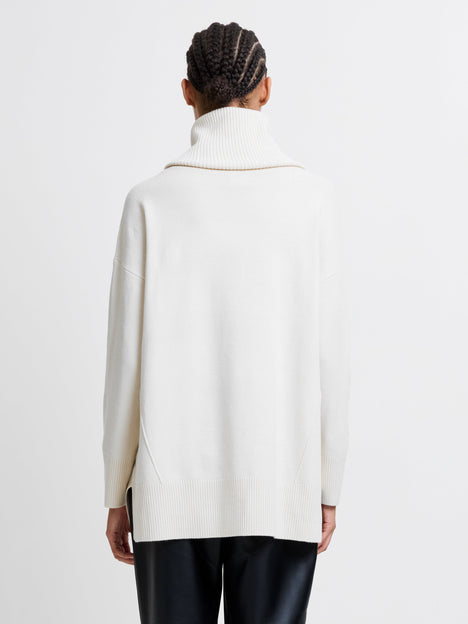 Babysoft Rib Cowl Neck Jumper