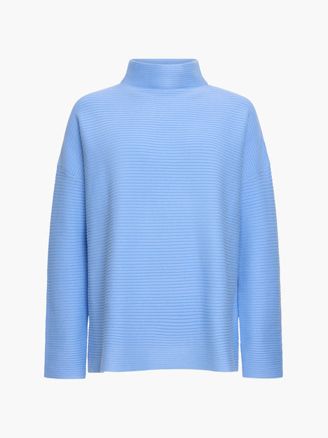Babysoft Ribbed Mock Neck Jumper