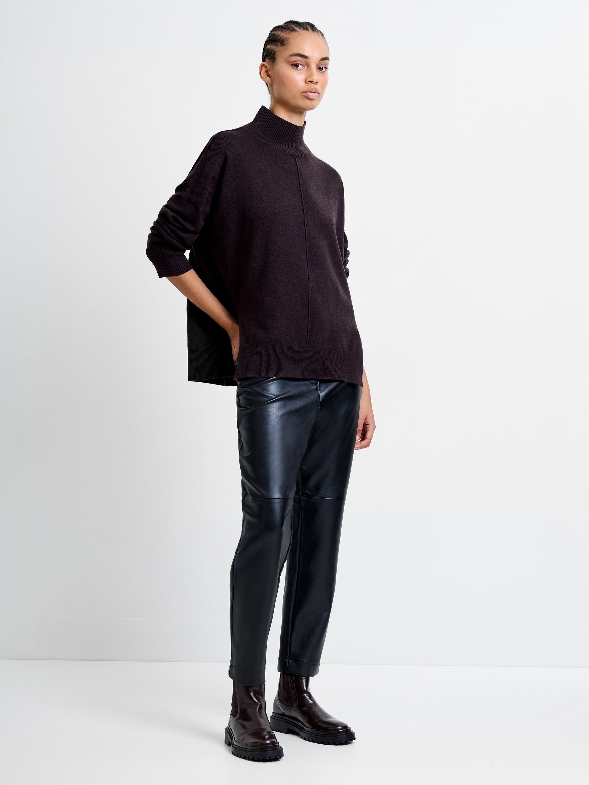 Babysoft High Neck Seam Jumper