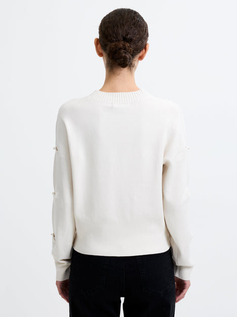 Babysoft Faux Pearl Sleeve Jumper