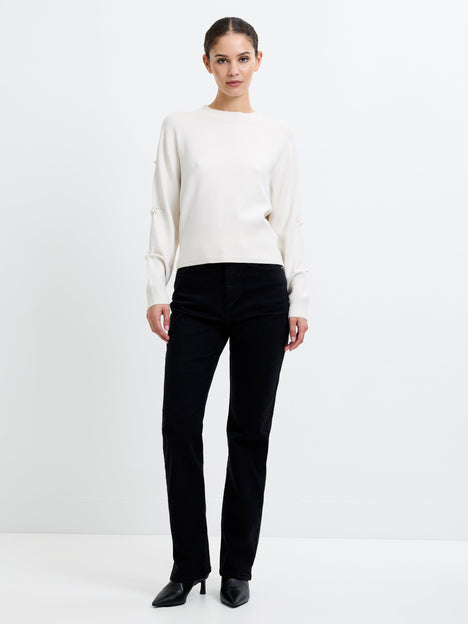 Babysoft Faux Pearl Sleeve Jumper