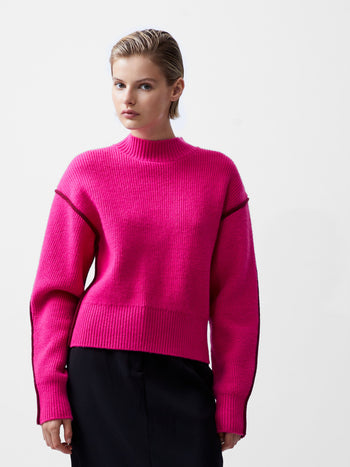 Lorena Long Sleeve High Neck Jumper