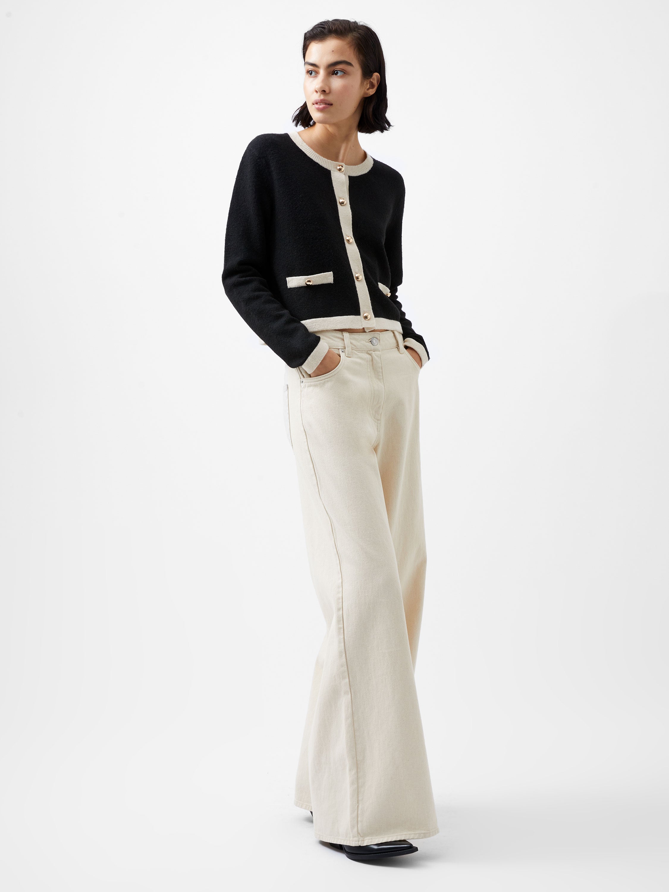 Babysoft Contrast Cardigan
