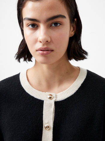 Babysoft Contrast Cardigan