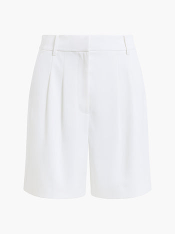 Harrie Tailored White Bermuda Shorts