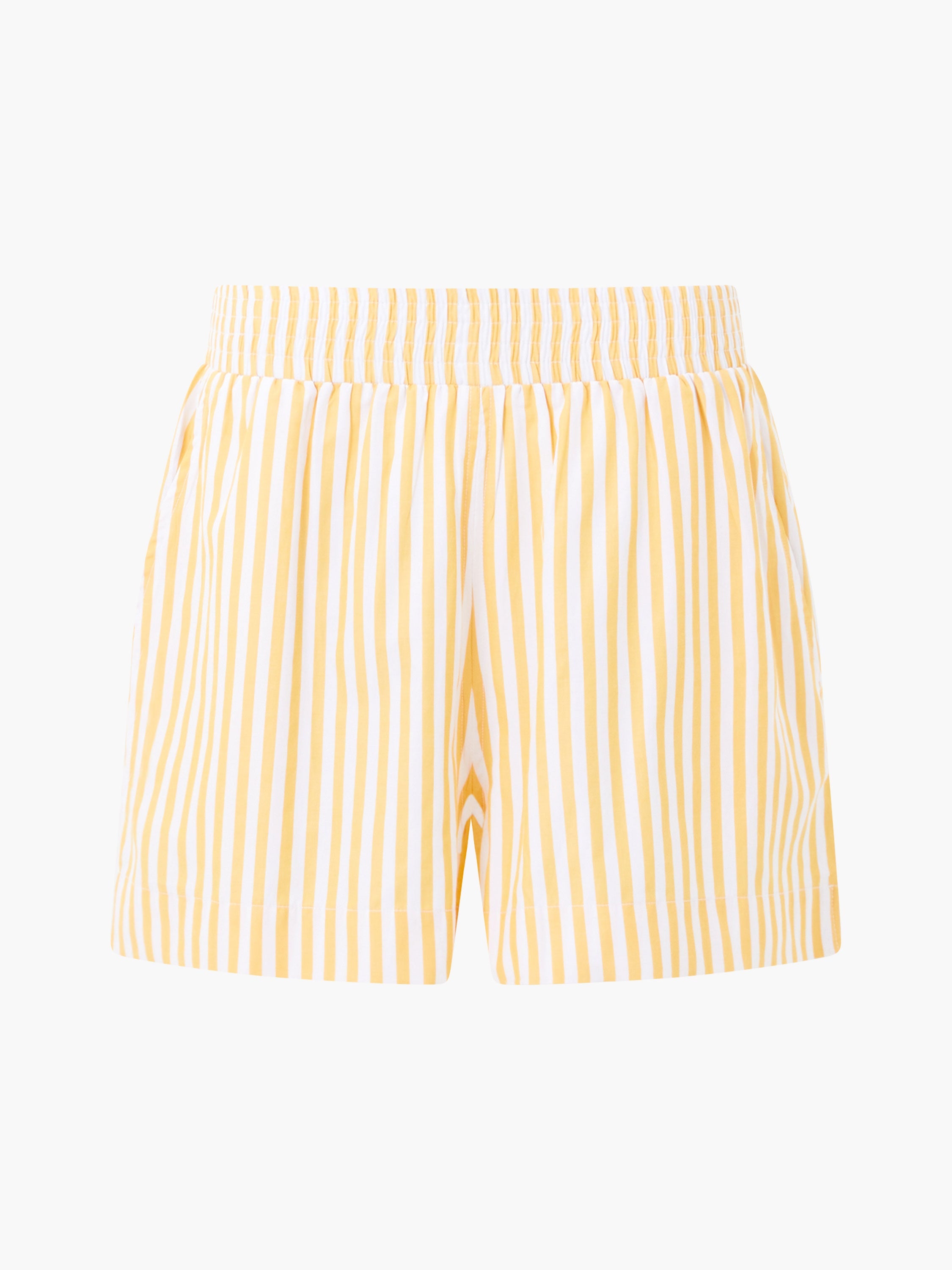 Stripe Shirting Shorts