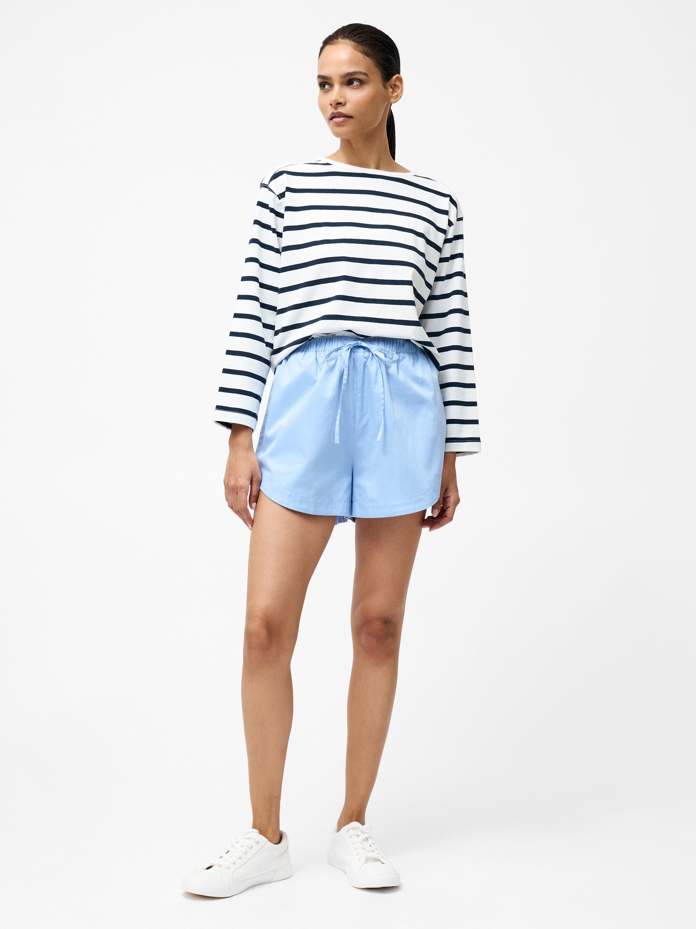 Alexis Cotton Drawstring Shorts
