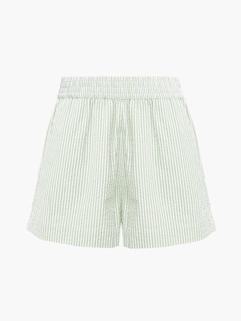 Seersucker Stripe Shorts