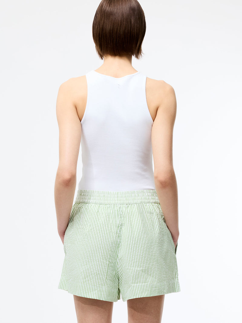 Seersucker Stripe Shorts