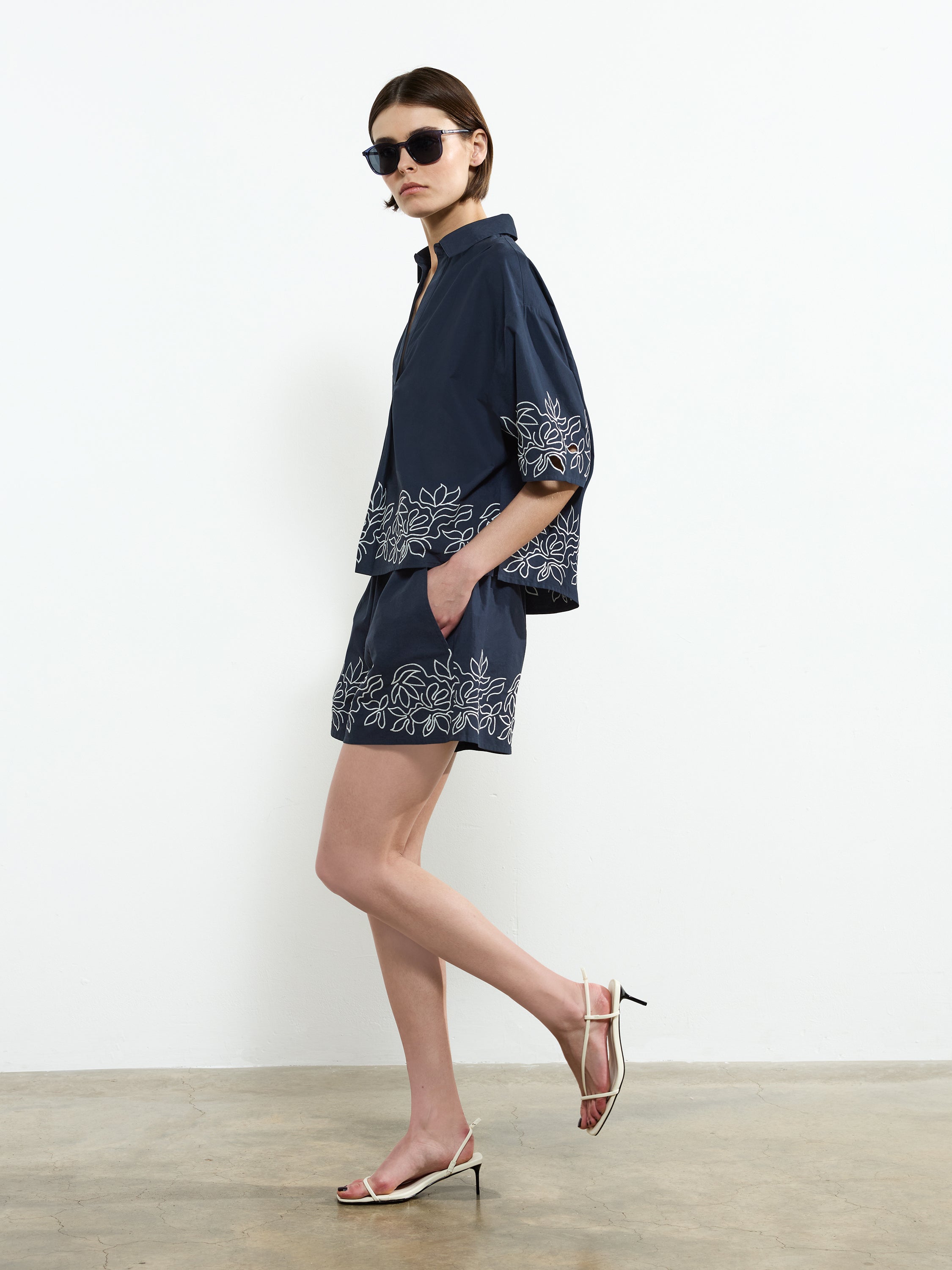 Alissa Cotton Popover Shirt