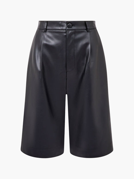 Crolenda PU Bermuda Shorts