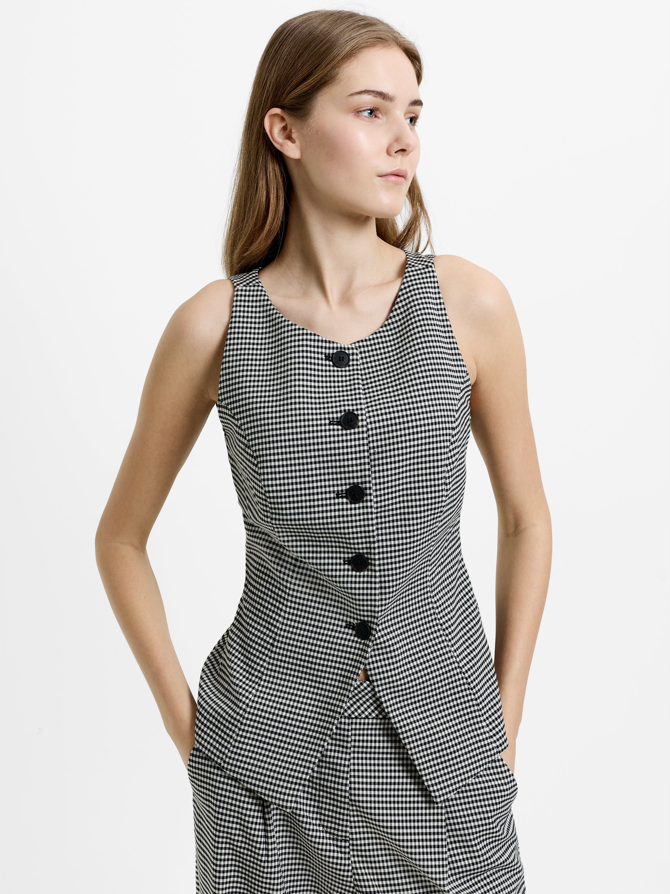 Holden Houndstooth Waistcoat