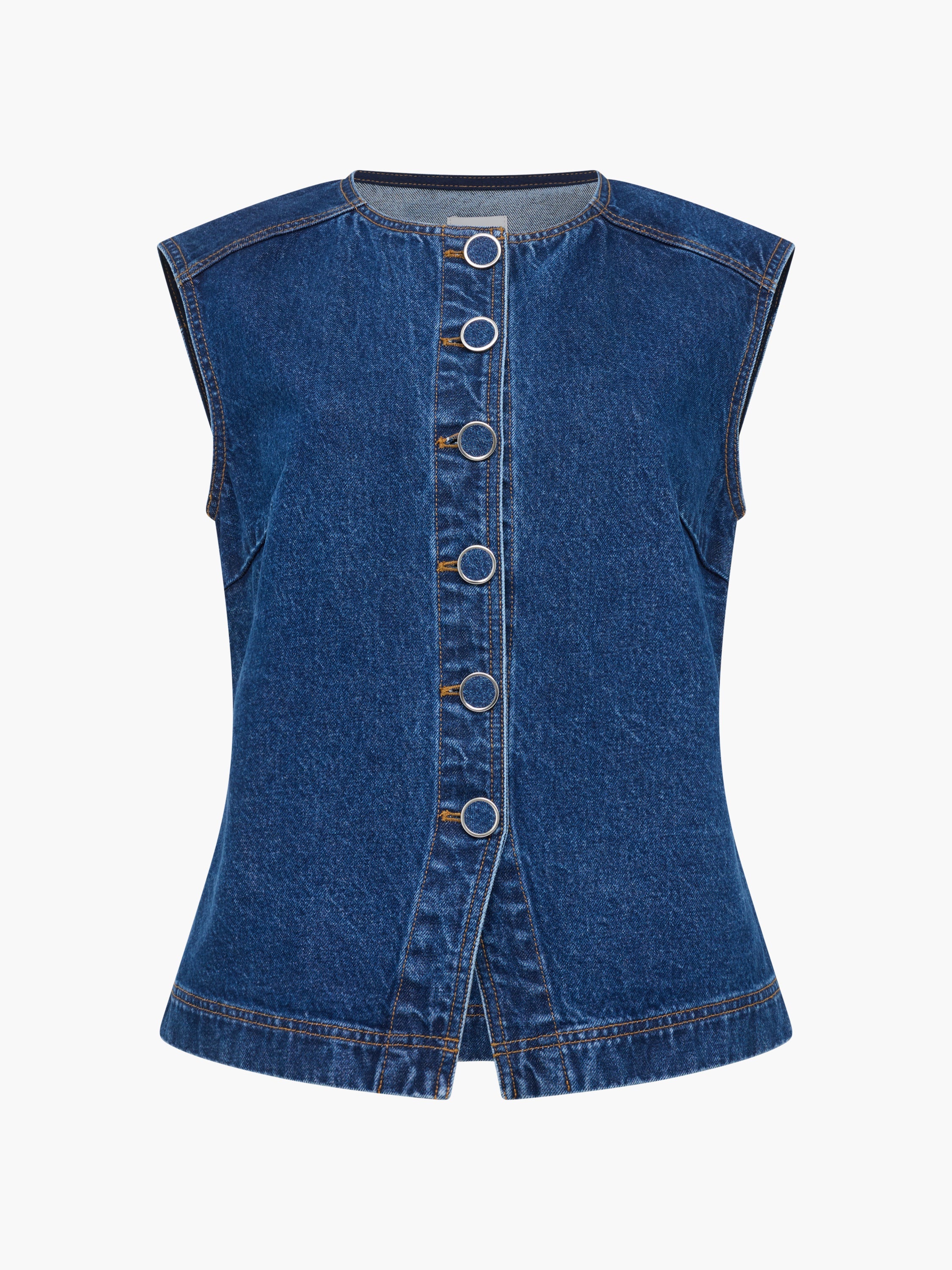 Dallas Denim Waistcoat