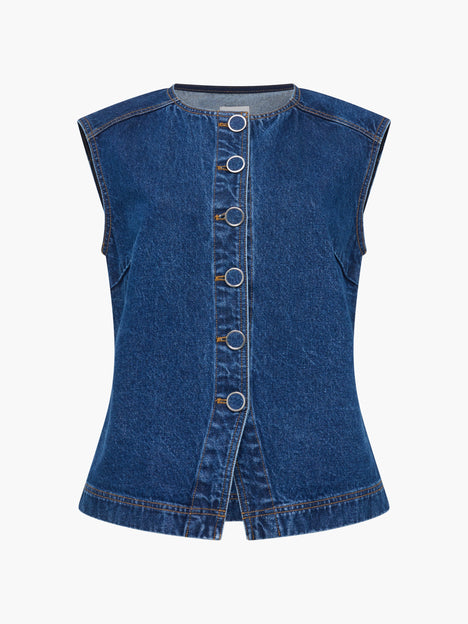 Dallas Denim Waistcoat