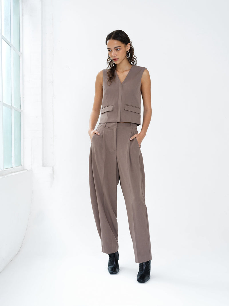 Vienna V Neck Pocket Waistcoat