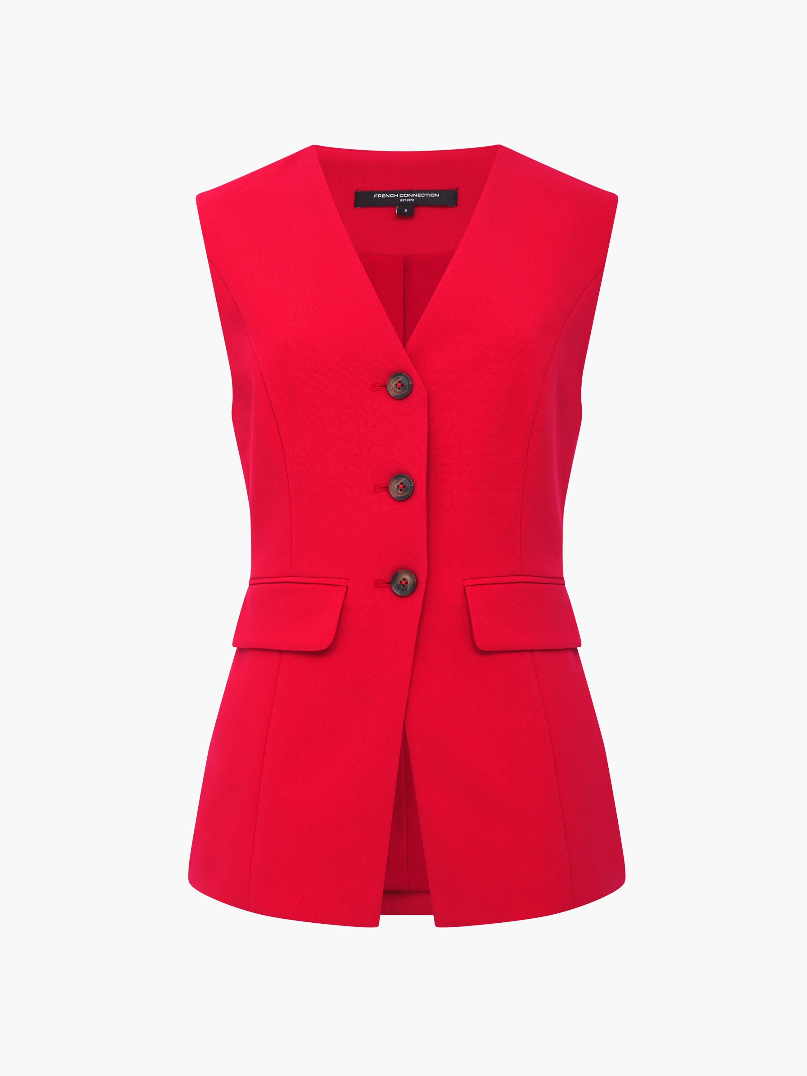 Carlie Longline Fitted Waistcoat