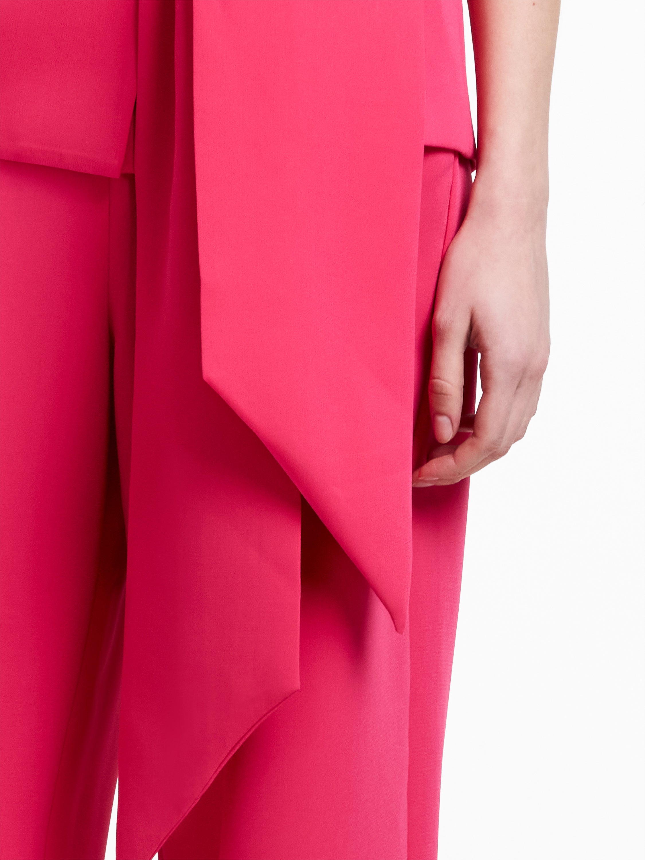 Tiana Self Tie V Neck Waistcoat