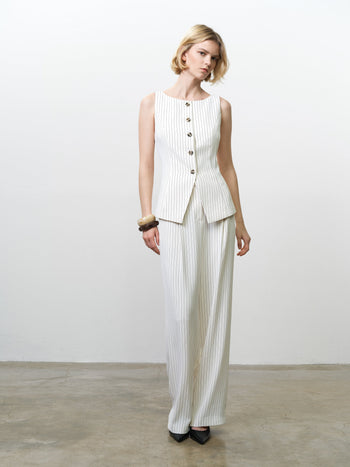 Vinnie Pinstripe Waistcoat