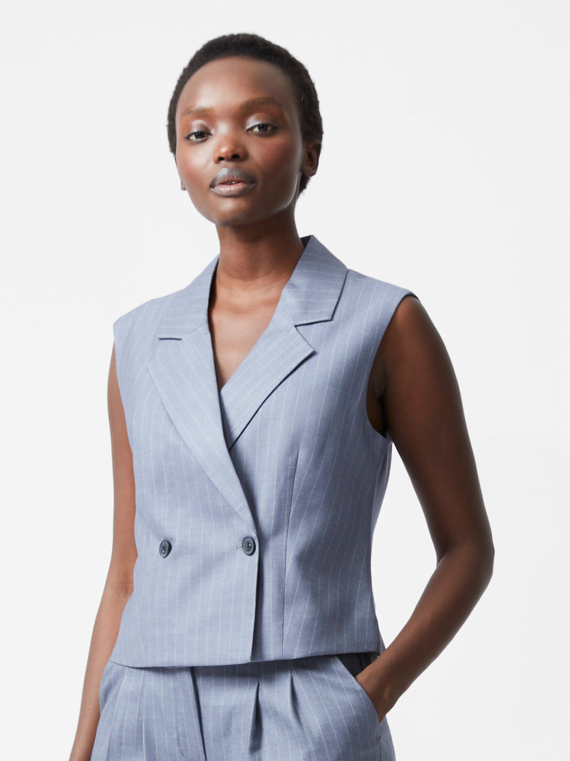 Fiorella Pinstripe Waistcoat