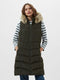 Faux Fur Hooded Chevron Gilet