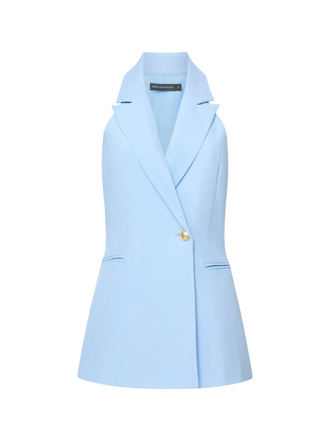 Sleek Tailored Halterneck Suit Waistcoat