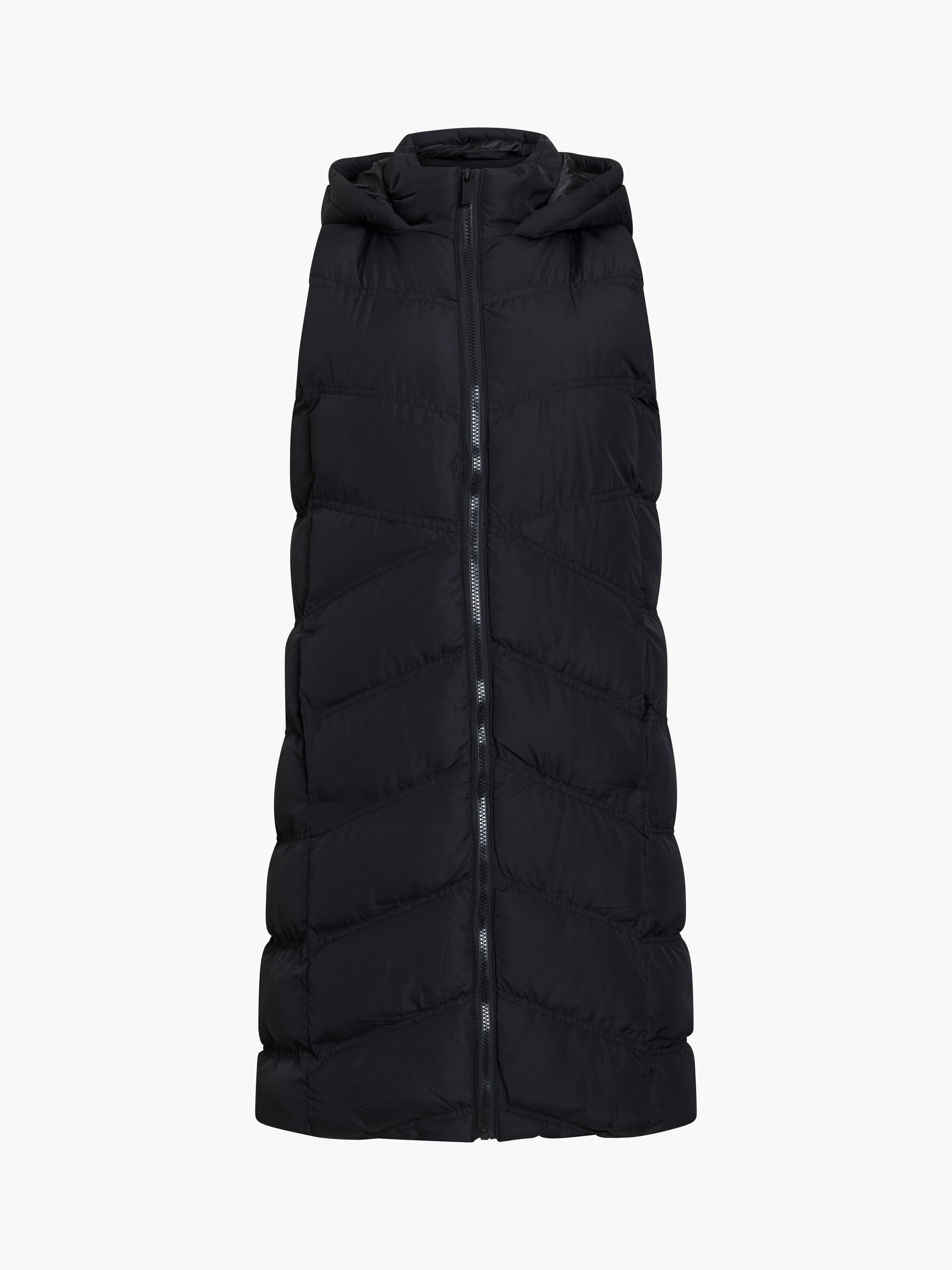 Hooded Chevron Row Gilet