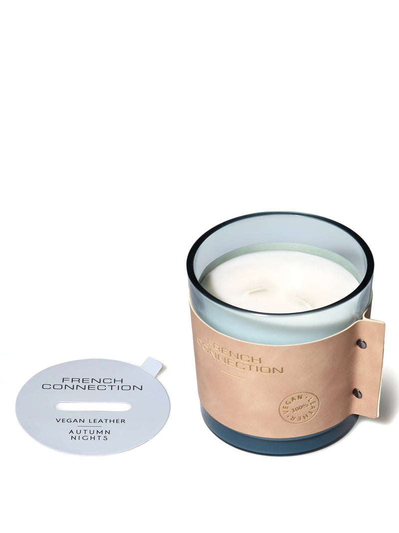 Autumn Night Vegan Leather Candle