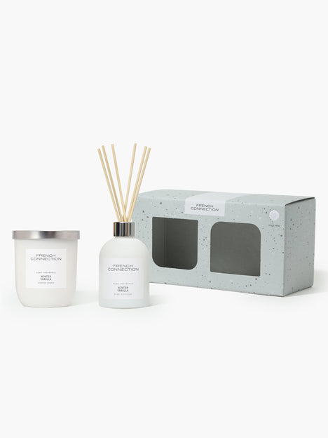 Winter Vanilla Classic Candle & Diffuser Set