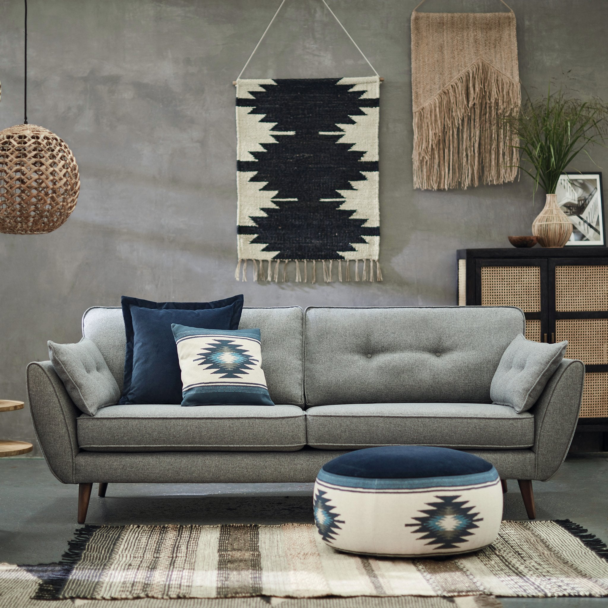 French connection zinc sofa discount