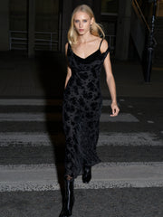 Kara Devore Twisted Midi Dress
