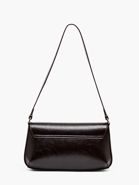 Patent Flap Shoulder Bag