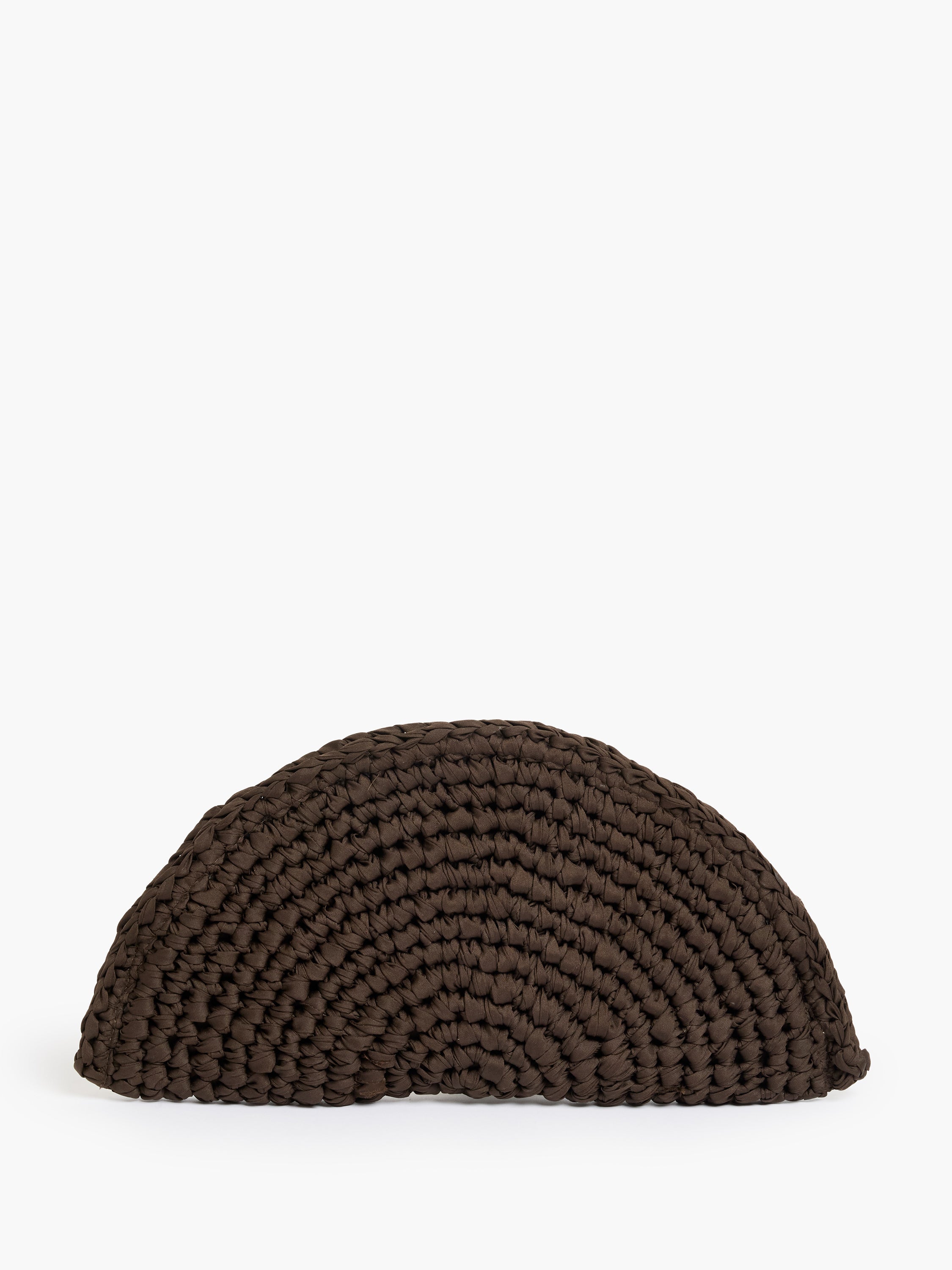 Ribbon Crochet Clutch Bag