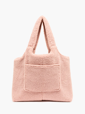 Borg Shopper Bag with Pouch