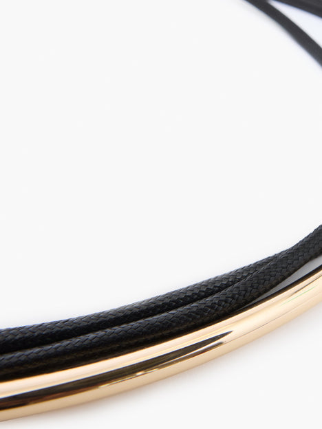 Tubular Tie Belt