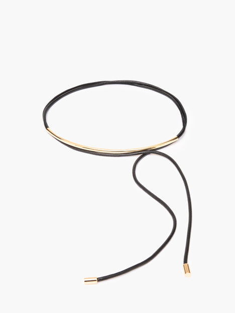 Tubular Tie Belt