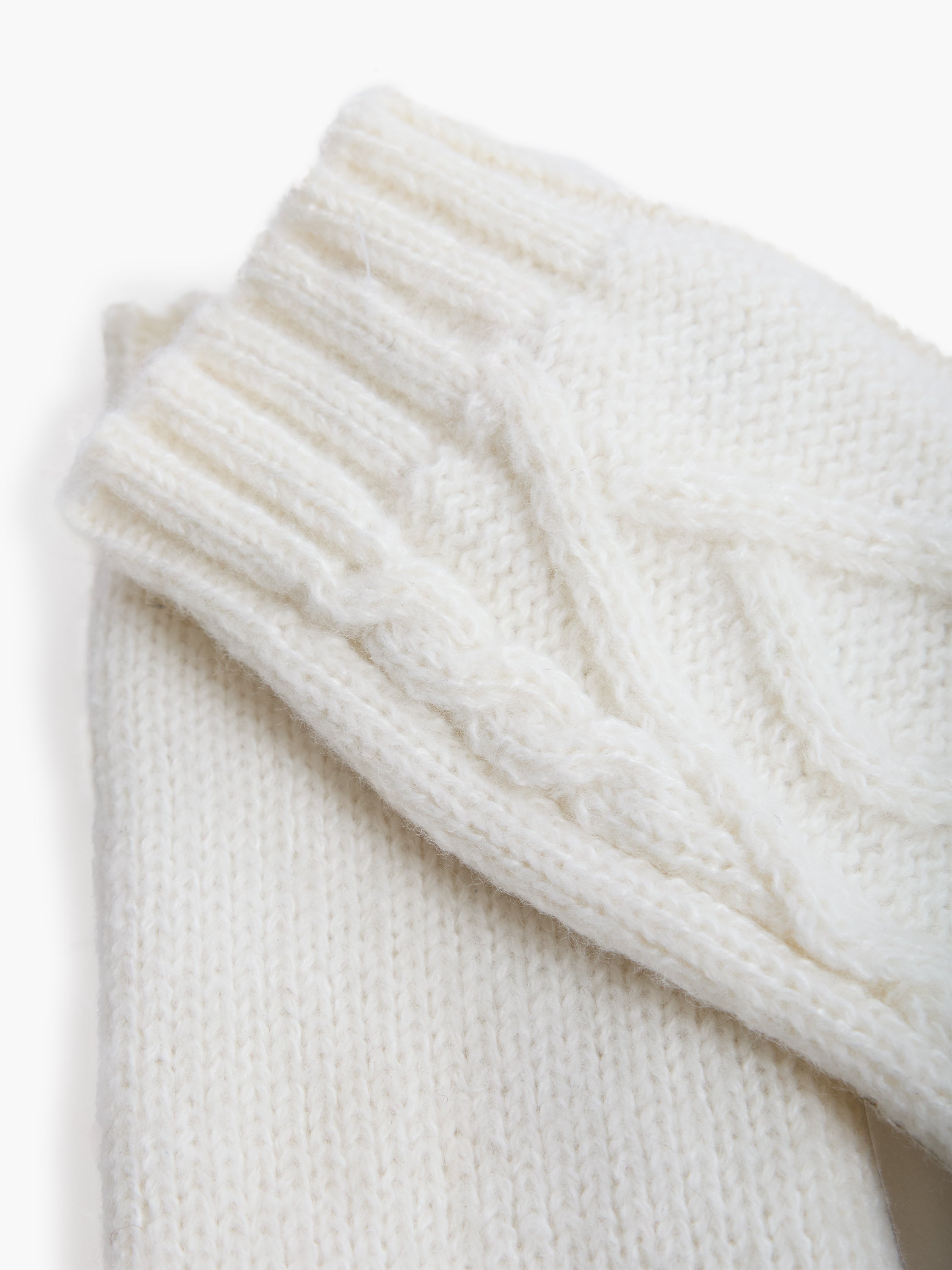 Cable Knit Handwarmers