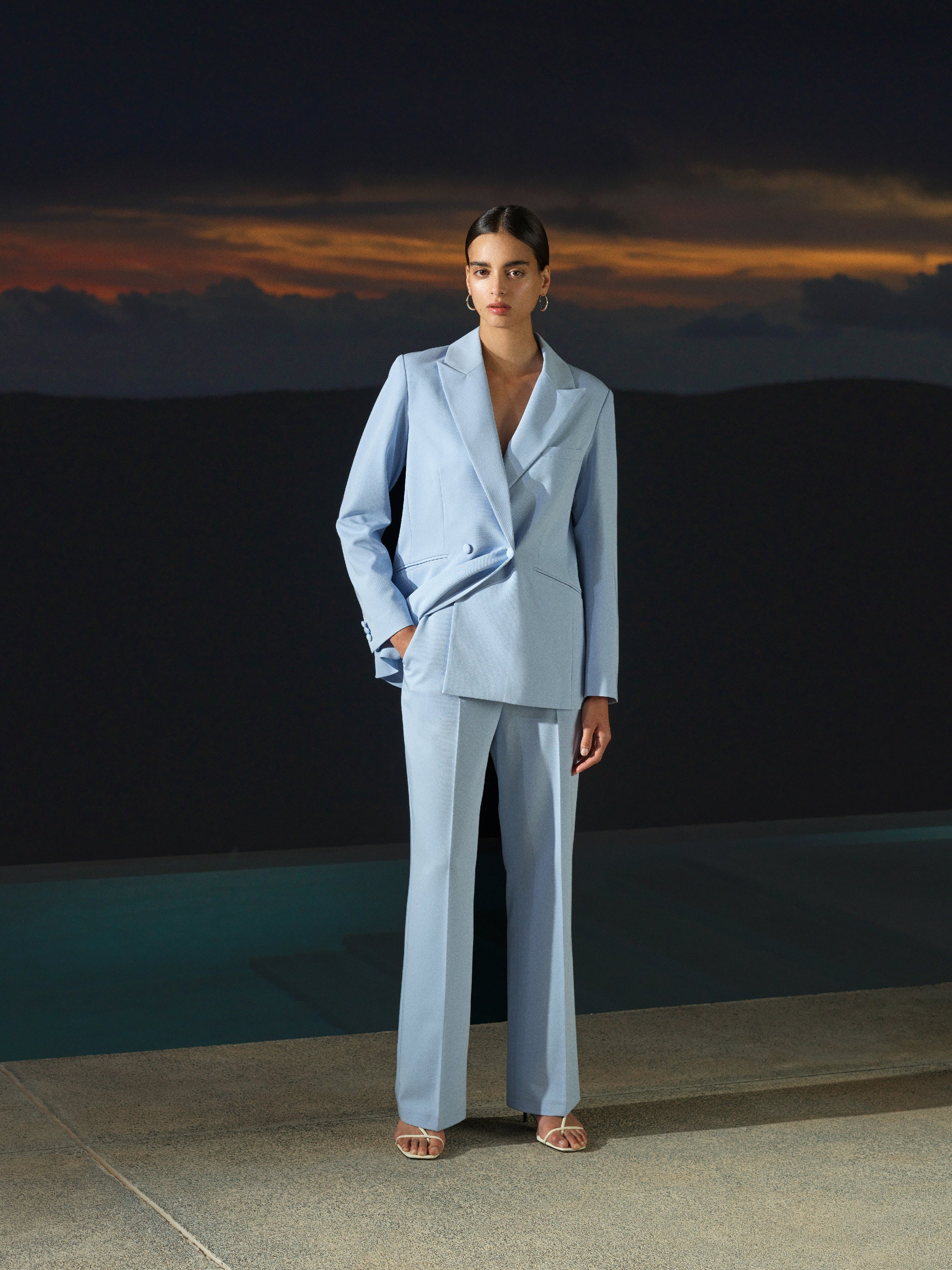 Sammie Tailored Straight Leg Trousers