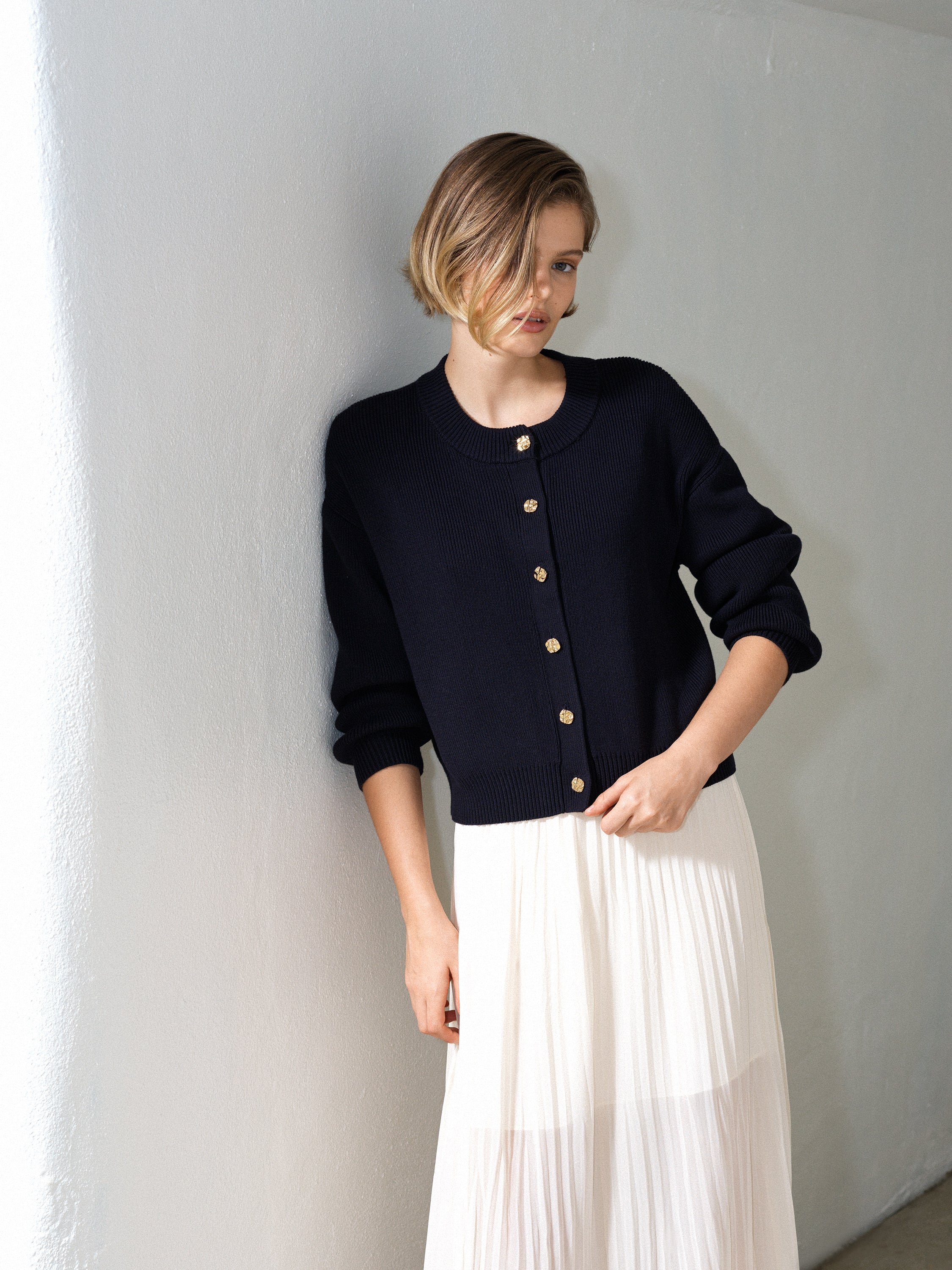 Milano Mozart Knit Button Down Cardigan | French Connection EU
