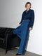 Elliot Denim Side Panel Wide Leg Jeans