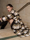 Remi Check Belted Coat