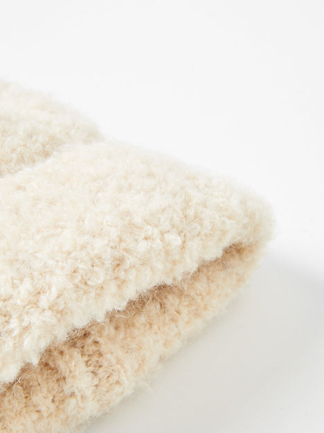 Melissa Recycled Boucle Double Brim Beanie