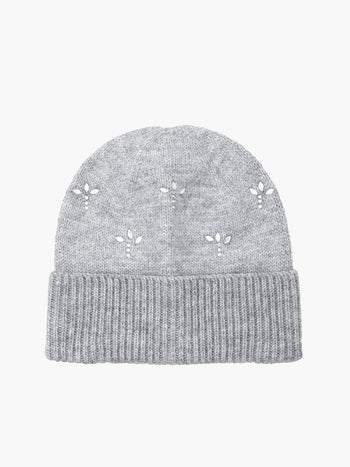 Diamante Embellished Beanie Hat