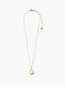 Molten Oval Pendant Necklace