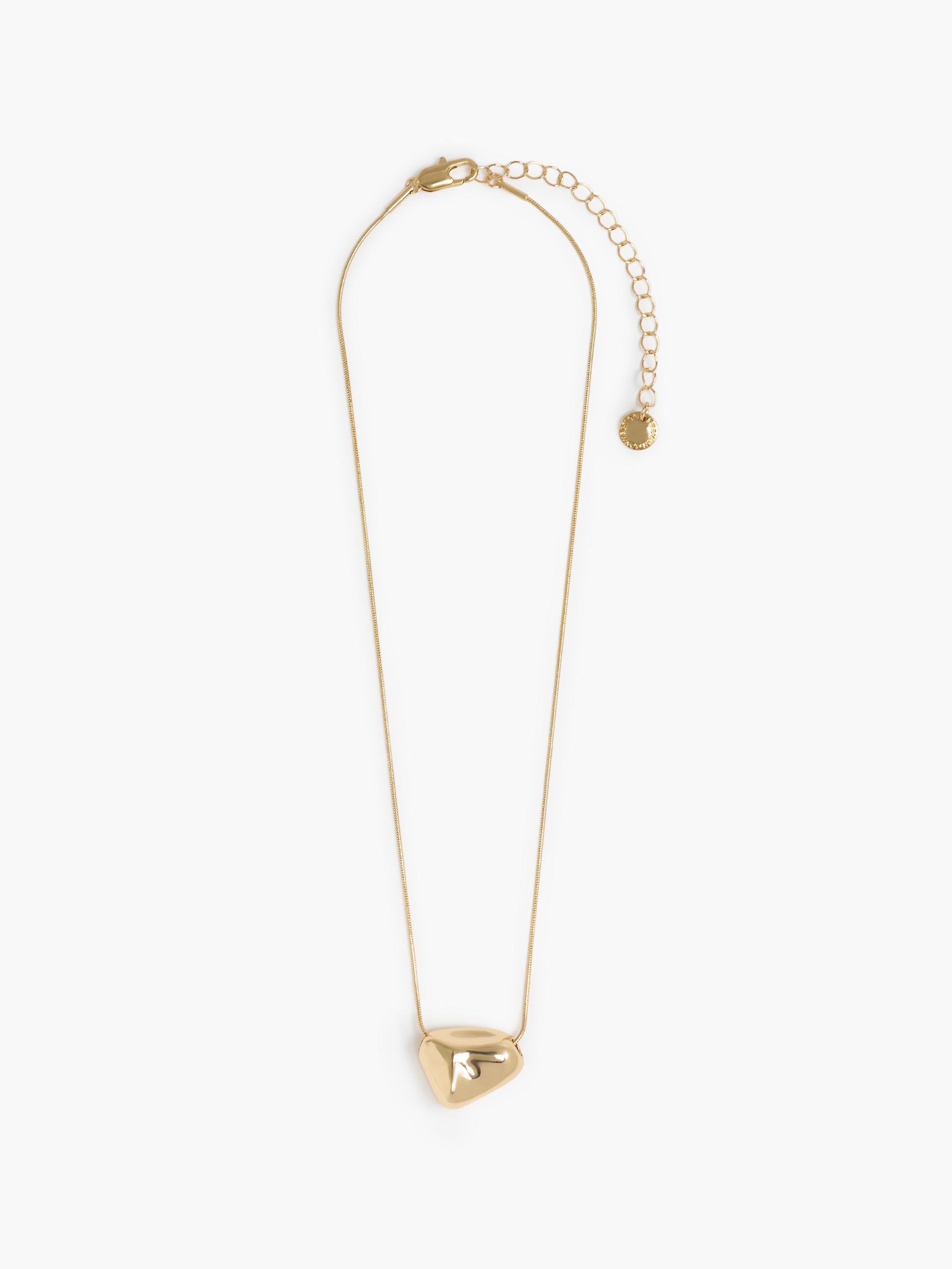 Gold Pebble Necklace