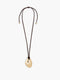 Ciottolo Brown Tie Necklace