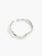 Silver Wave Open Ring