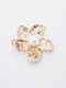 Faux Pearl Detail Flower Brooch